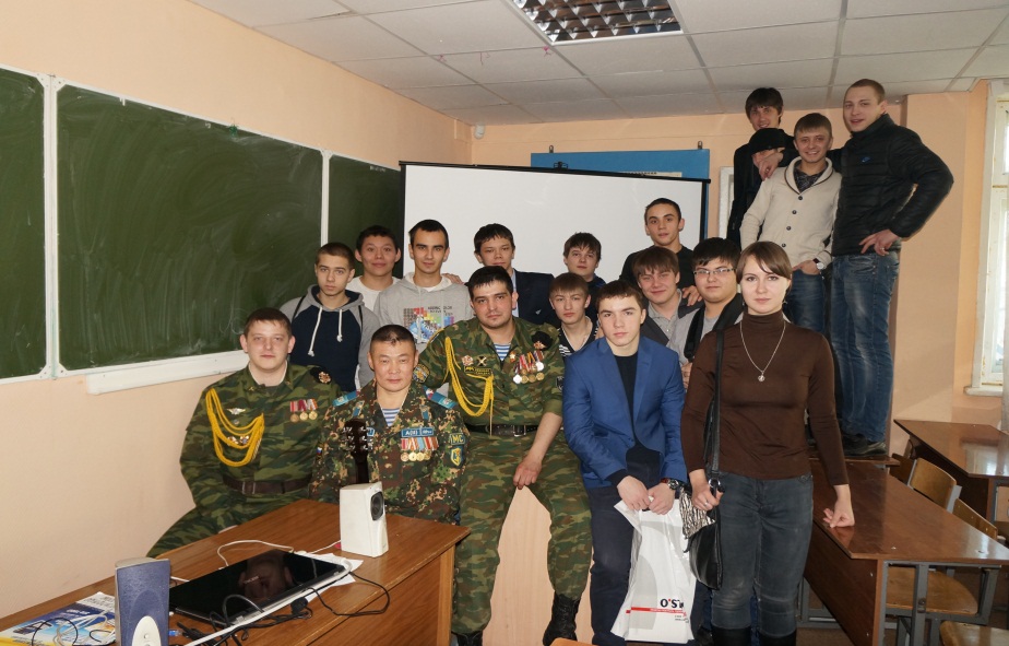 Встреча с участниками боевых действий на территории Абхазии и Чечни